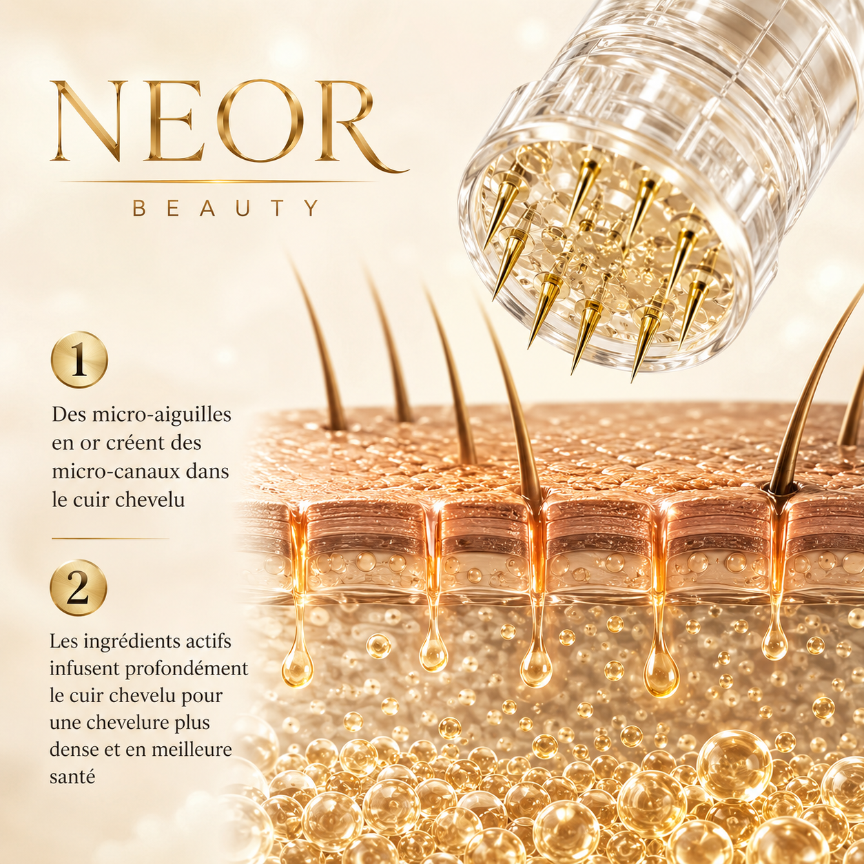 NEOR Micro-infusion Capillaire – Premier soin expert adapté au cheveux texturés